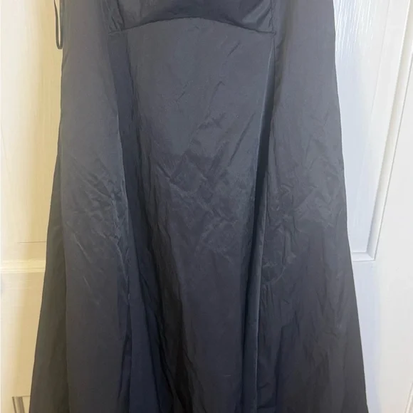 Free People Alinda Dress Womens Black Sleeveless Circle Goth Punk Edgy Scrunch. - Picture 2 of 7